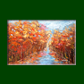 Arcobaleno d'autunno olio su tela cm 60x40 anno 2007 